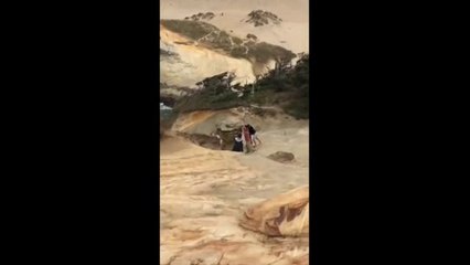 Des vandales détruisent un célèbre rocher, Internet s’en émeut