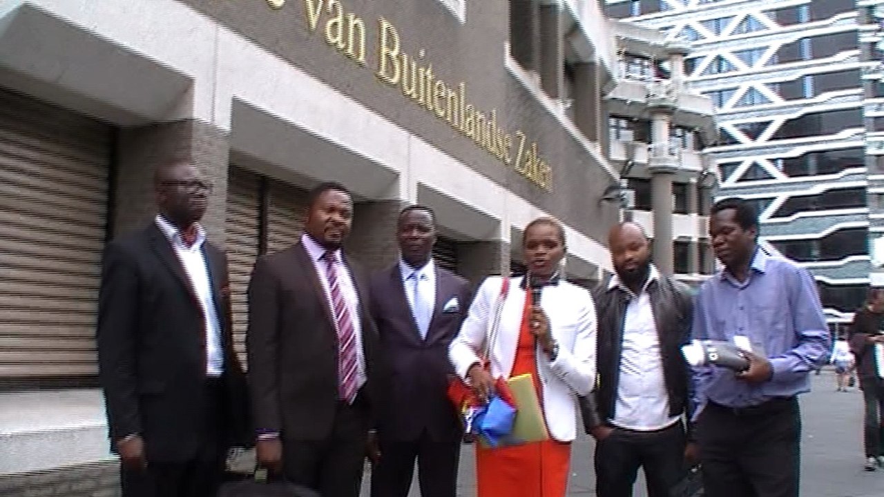 LA COALITION REÇUE AU MINISTÈRE DES AFFAIRES ÉTRANGÈRES EN HOLLANDE, PAR LA DIRECTRICE CHARGÉE DES PAYS DES GRANDS LACS D'AFRIQUE.  PAYS LE 06SEPTEMBRE 2016