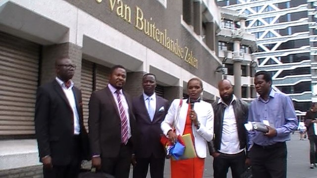 LA COALITION REÇUE AU MINISTÈRE DES AFFAIRES ÉTRANGÈRES EN HOLLANDE, PAR LA DIRECTRICE CHARGÉE DES PAYS DES GRANDS LACS D'AFRIQUE. PAYS LE 06SEPTEMBRE 2016