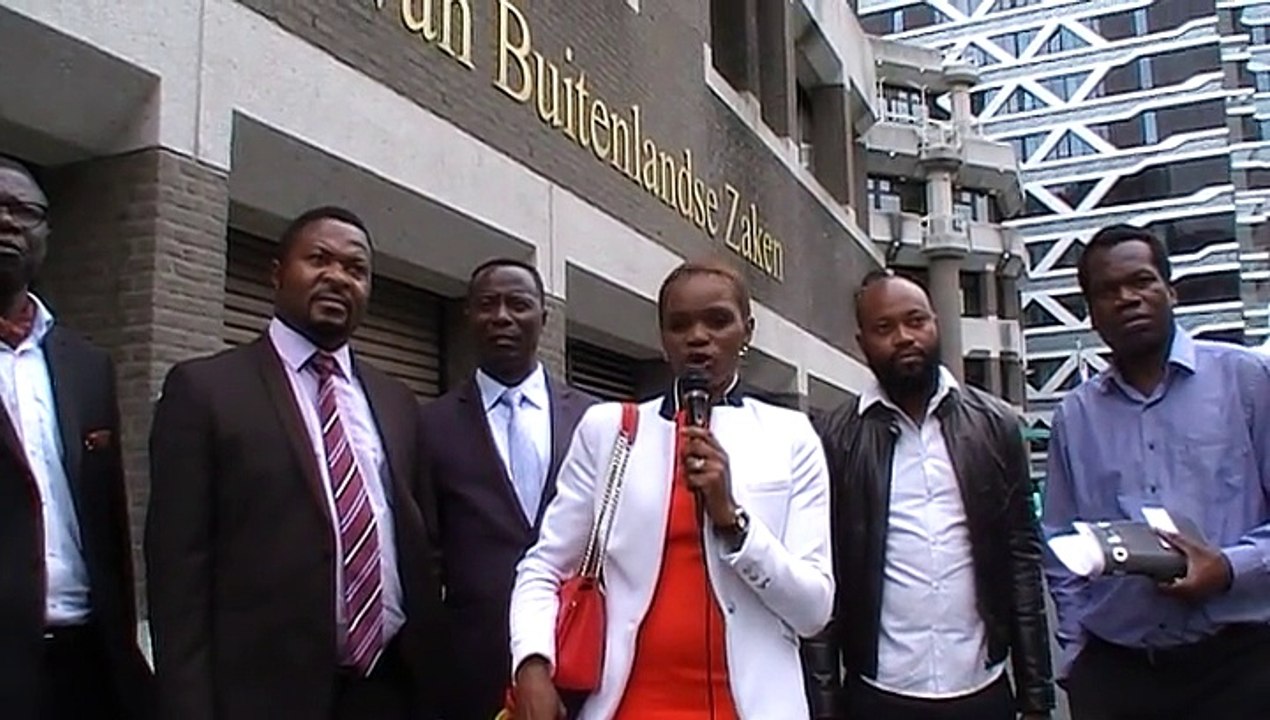 LA COALITION REÇUE AU MINISTÈRE DES AFFAIRES ÉTRANGÈRERES EN HOLLANDE, PAR LA DIRECTRICE CHARGÉE DES PAYS DES GRANDS LACS D'AFRIQUE.  PAYS LE 06SEPTEMBRE 2016