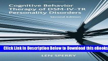 [Reads] Cognitive Behavior Therapy of DSM-IV-TR Personality Disorders: Highly Effective