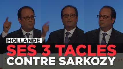 Les 3 moments où Hollande a taclé Sarkozy