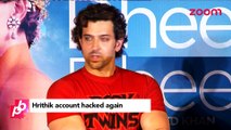 Hrithik Roshan's Account Hacked Again -Bollywood Gossip