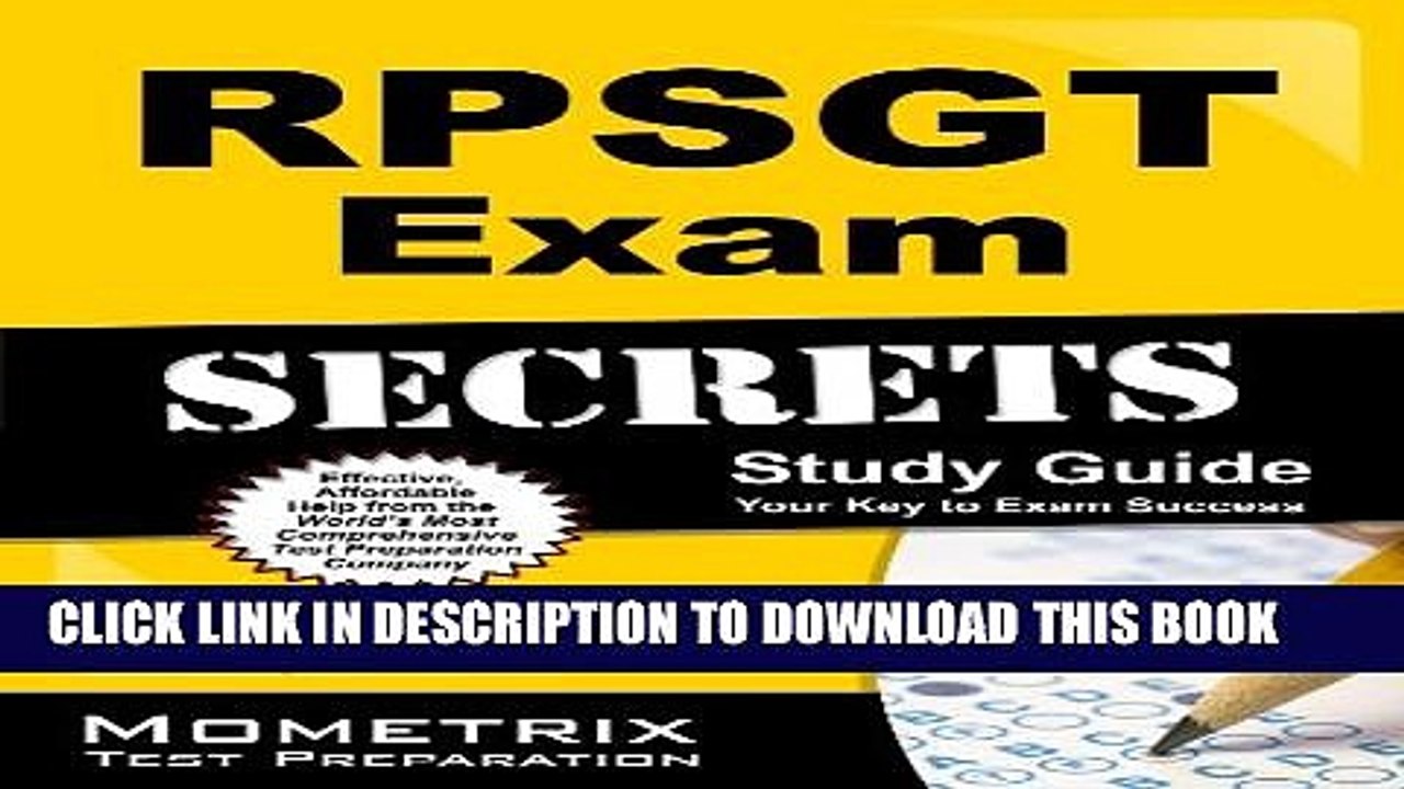 [PDF] RPSGT Exam Secrets Study Guide: RPSGT Test Review for the Registered Polysomnographic