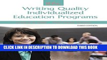 Collection Book IEPs: Writing Quality Individualized Education Programs (3rd Edition)