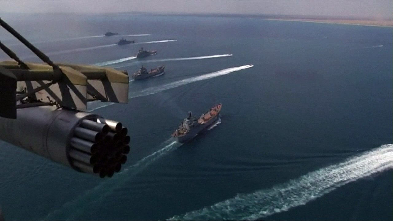 Russia stages massive 'war games'