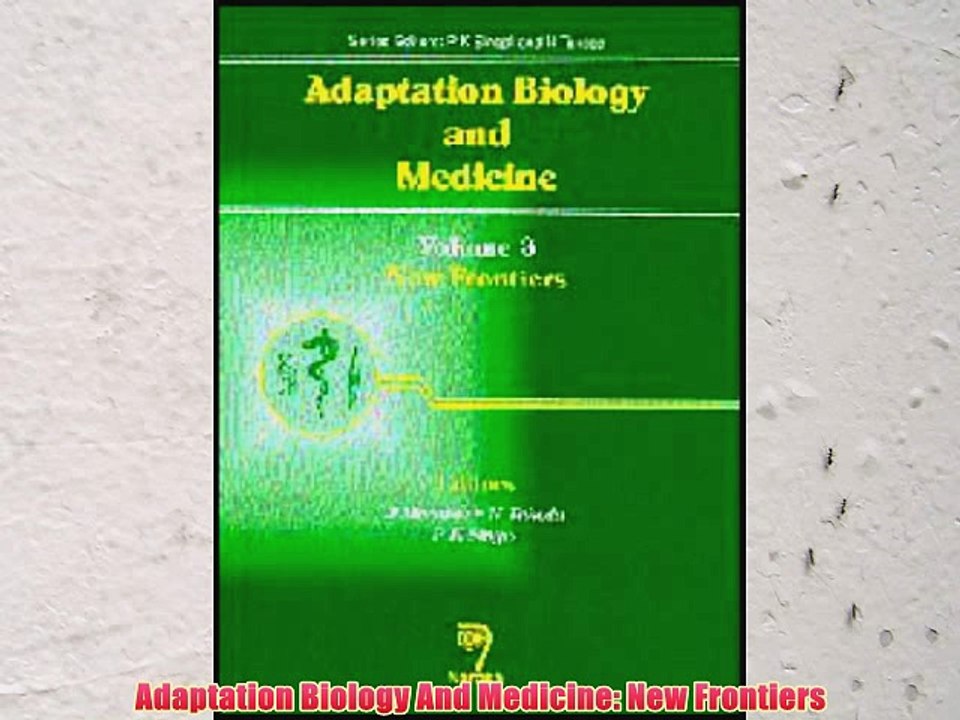 [PDF] Adaptation Biology And Medicine: New Frontiers Popular Online