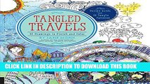 Collection Book Tangled Travels: 52 Drawings to Finish and Color (Tangled Color and Draw)