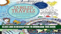New Book Tangled Travels: 52 Drawings to Finish and Color (Tangled Color and Draw)