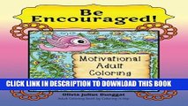 Collection Book Be Encouraged! Motivational Adult Coloring Book