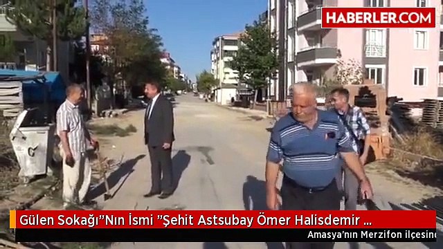Gülen Sokağı Nın İsmi Şehit Astsubay Ömer Halisdemir Sokağı Oldu