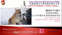 HSK 5 老虎袭击游客, 女儿下车遭扑咬 母亲施救被咬死 Tiger attacks on tourists in BeiJing P1 Free