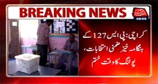 PS-127 by-elections Karachi: Polling ends, vote counting under way