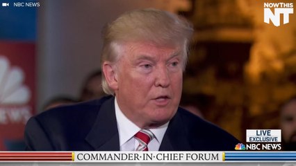 Matt Lauer Makes Donald Trump Explain a Bad Tweet He Once Sent