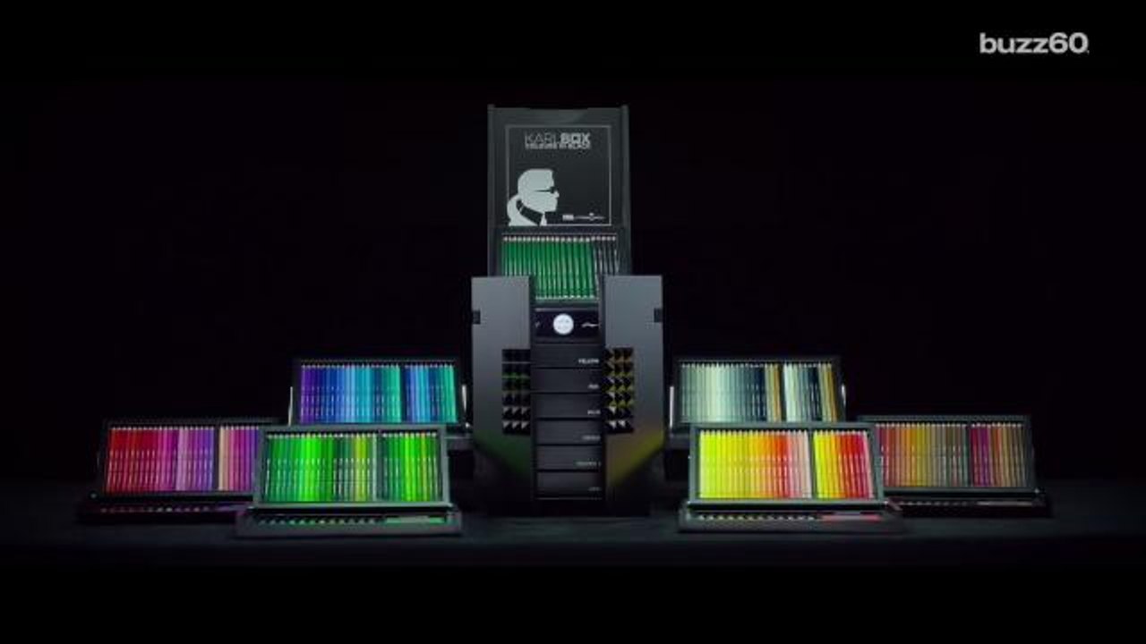 Karl Lagerfeld’s Limited Edition $3,000 Drawing Kit is Unveiled