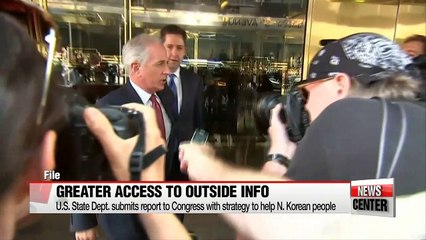 U.S. State Dept. submits report to Congress on ways to help N. Koreans gain greater access to outside information