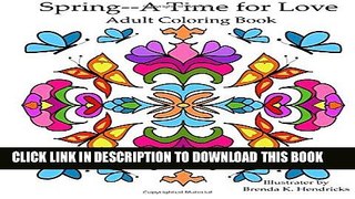 Collection Book Spring--A Time for Love: Adult Coloring Book
