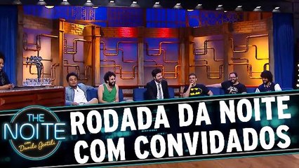 Rodada da Noite com elenco e convidados