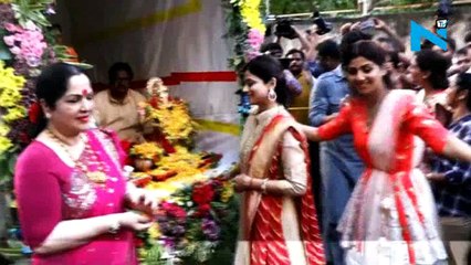 Shilpa, Shamita and Raj Kundra dance in full glory for Ganpati