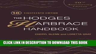 New Book The Hodges Harbrace Handbook, 18th Edition