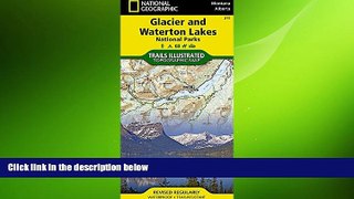 different   Glacier and Waterton Lakes National Parks (National Geographic Trails Illustrated Map)