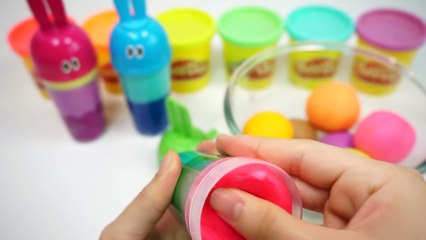 DIY How To Make Colors Play Doh Ice Cream with Molds Fun and Creative For Children