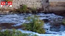 إلقاء مياه الصرف الصحى فى نهر النيل بأسوان