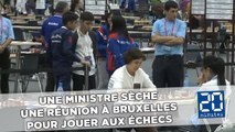 Une ministre sèche une réunion à Bruxelles pour jouer aux échecs