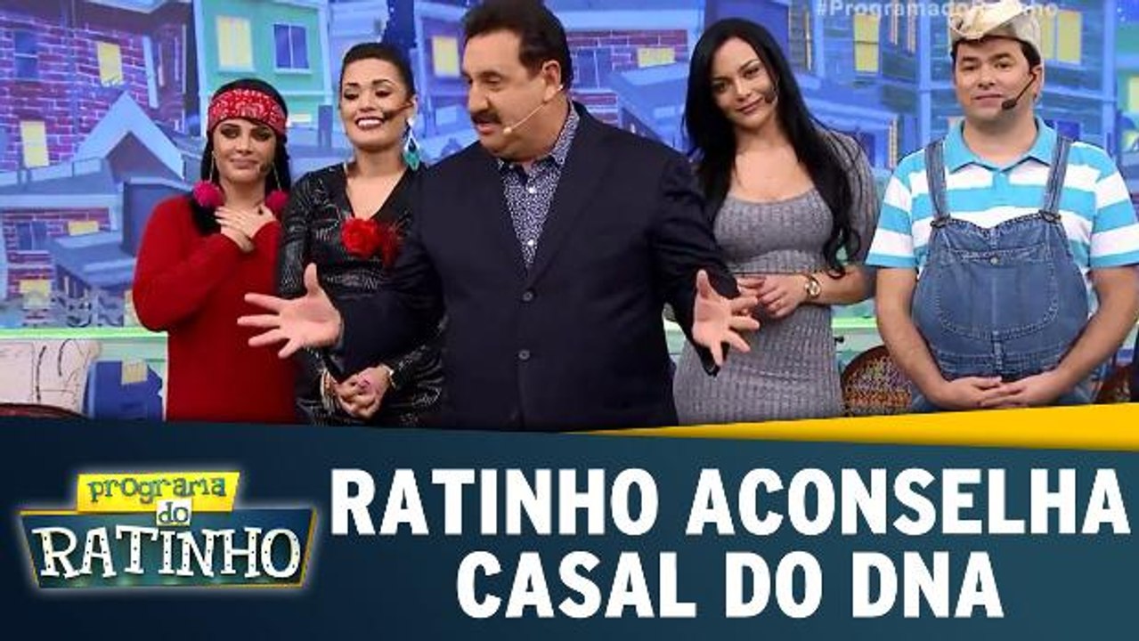 Ratinho aconselha casal do DNA