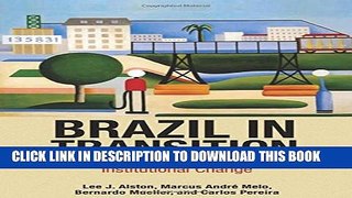 [PDF] Brazil in Transition: Beliefs, Leadership, and Institutional Change (The Princeton Economic