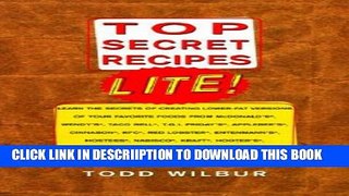 [New] Top Secret Recipes Lite! Exclusive Full Ebook