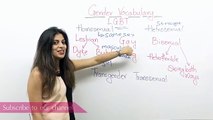 English language- Gender Vocabulary (Talking about the LGBT community) – Free Spoken English Lesson