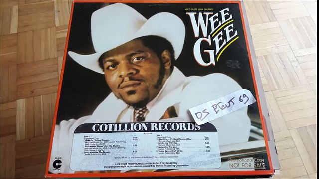WEE GEE-AIN'T NOTHIN' MISSIN'(BUT THE MUSIC)(RIP ETCUT)COTILLION REC 80