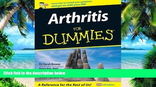 Big Deals  Arthritis For Dummies  Best Seller Books Best Seller
