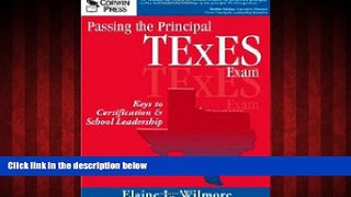 Online eBook Passing the Principal TExES Exam: Keys to Certification   School Leadership