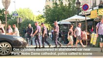 Gas cylinders found in car near Paris's Notre Dame cathedral