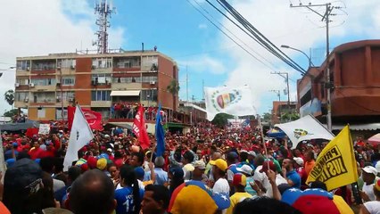 Oposición no llegó a la sede del CNE de Maturín por concentración oficialista