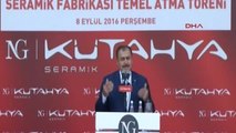 Kütahya Orman ve Su İşleri Bakanı Eroğlu 15 Temmuz Şehitleri Seramik Fabrikası Temel Atma...