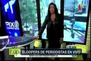 VIDEO: bloopers de periodistas protagonizados en vivo