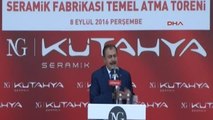 Kütahya Orman ve Su İşleri Bakanı Eroğlu 15 Temmuz Şehitleri Seramik Fabrikası Temel Atma...
