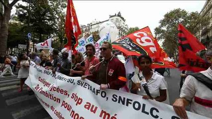Incidencia mínima en Francia de la huelga contra la reforma educativa