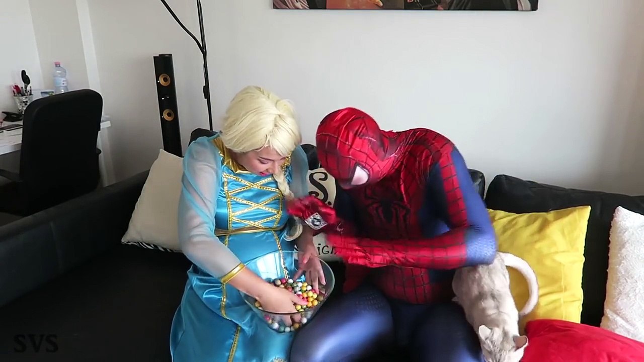 SPIDERMAN vs JOKER  vs FROZEN ELSA - TOILET BATTLE w  Pink Spidergirl Poo - Superhero Compilation