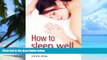 Big Deals  How to sleep well (Brilliant Little Ideas)  Best Seller Books Best Seller
