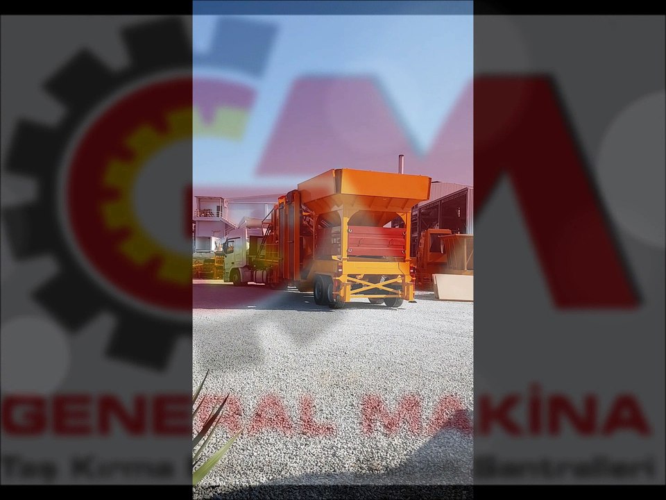 GNR-YM1650 MOBİL YIKAMA VE ELEME TESİSİ