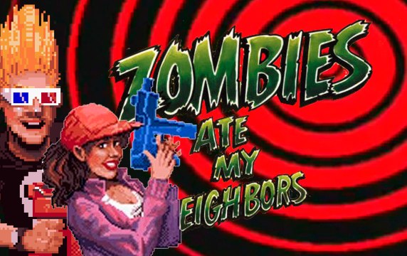 T BUSTER Juega ZOMBIES ATE MY NEIGHBORS - Julie