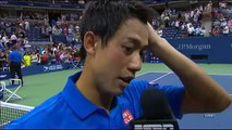 US OPEN 2016 - Kei Nishikori (錦織 圭) d. Andy Murray - Post-Match INTERVIEW