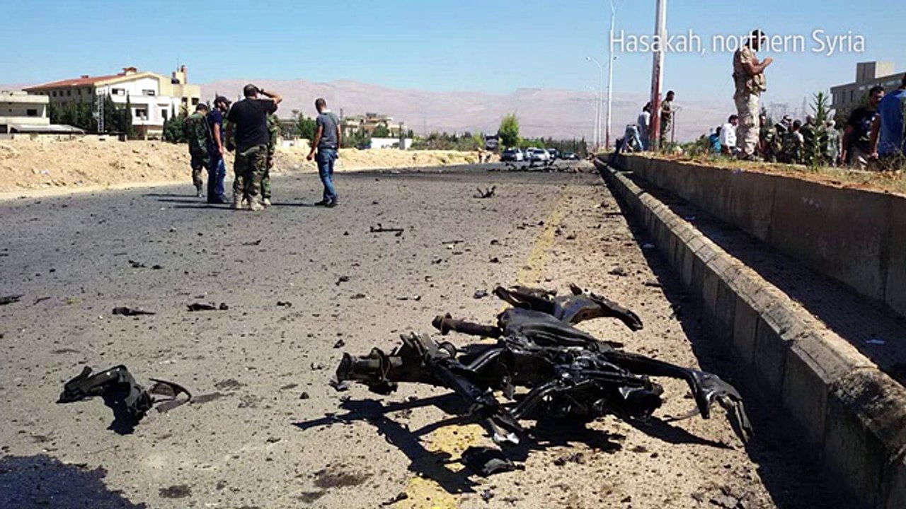 Series of Bomb Attacks Kills Dozens in Syria - YouTube
