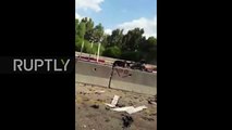 Syria- Deadly double explosion on highway outside of Tartus - YouTube