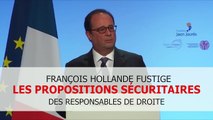 François Hollande fustige les propositions sécuritaires de Nicolas Sarkozy
