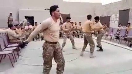 Pak Army men enjoying free time